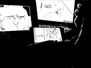 Homage to Natalia Starr - Ink Animation Triple Screen