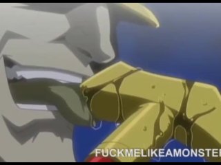 Screaming anime teen getting pussy pounded