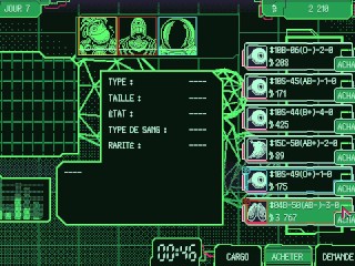 Simulateur d'échange d'organes Space Warlord part 1