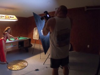 Red Bikini Behind the Scenes Photoshoot