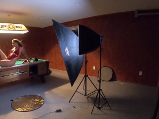 Red Bikini Behind the Scenes Photoshoot