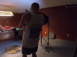 Red Bikini Behind the Scenes Photoshoot