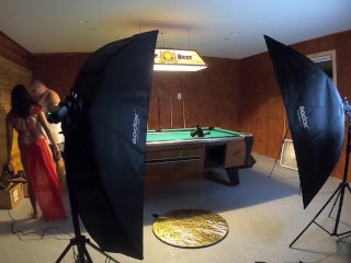 Red Bikini Behind the Scenes Photoshoot