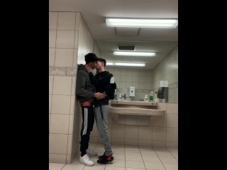 Twinks in the Mall Bathroom