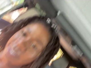 lil d picks up dreadhead ebony drives her around for sex pt 1