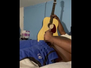 Stroking BIG BLACK LONG DICK *Must Watch Til The end*