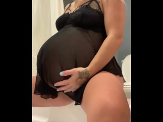 SUBSCRIBE 😈 40 weeks pregnant