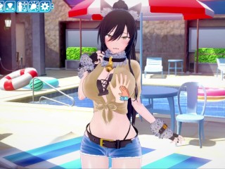 【エロゲーコイカツ！】アイドルマスター 白瀬咲耶3DCG巨乳アニメ動画[Hentai Game Koikatsu!sunshine Idol Master Sakuya Shirase]