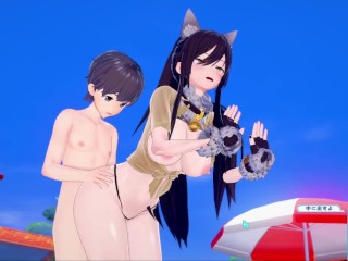 【エロゲーコイカツ！】アイドルマスター 白瀬咲耶3DCG巨乳アニメ動画[Hentai Game Koikatsu!sunshine Idol Master Sakuya Shirase]