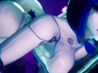 SEXY ANDROID GIRL fucks the ENTIRE spaceship CREW - 3D porn 60 FPS - Game porn - Hentai + POV