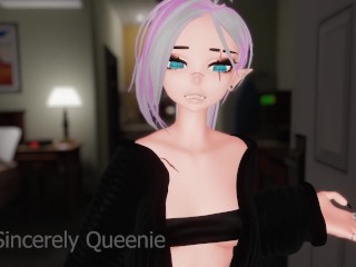 Tinder date gone LEWD at the Motel - Soft Kissing - Whispering - Subtle Moans - FingeringVRChat ASMR