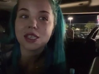 Drive Thru with Cum All Over Face After BJ in Hummer H2!!