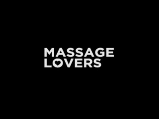 Massage makes a real cum geyser slow handjob with huge cumshots