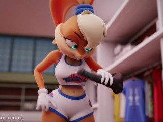 Lola Bunny dildo ride