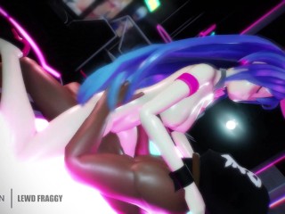 Hyperdimension Neptunia - Iris Heart Club Riding [UNCENSORED HENTAI 4K MMD R-18]