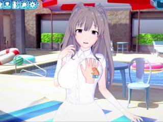 【エロゲーコイカツ！】アイドルマスター 幽谷霧子3DCG巨乳アニメ動画[Hentai Game Koikatsu!sunshine Idol Master Kiriko Yukoku]