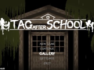 Tag After School: Female ghosts try to fuck me and want cum | Hentai Games Gameplay P4 | W sound!