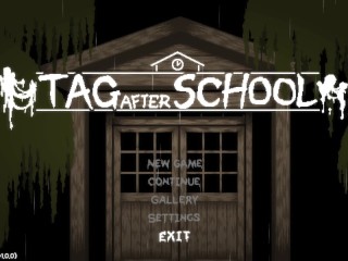 Tag After School: Female ghosts try to fuck me and want cum | Hentai Games Gameplay P4 | W sound!