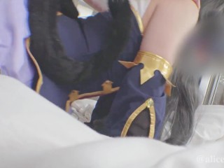 💙【Aliceholic13】Japanese Cosplayer cumshot creampie 【個人撮影】アニコス美少女のポルチオをトントンノックしたら、オホ声アクメをキメまくった件