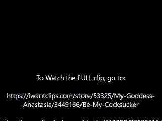 Goddess Anastasia's Be My Cocksucker Promo