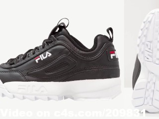 Cock Crush Cum Hard with Fila Disruptor