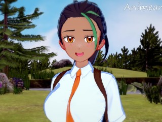 POKEMON SCARLET AND VIOLET RIVAL NEMONA HENTAI 3D UNCENSORED