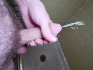 Playful Super Long Pee. Shooting Like A Fire Hose All Over!