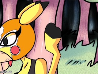 Pikachu Blowjob Cum (Pokemon parody) 