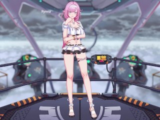 Elysia Miss Pink Elf ryona - summer, f*ded & default outfit - Chinese/ Japanese - Honkai Impact 3rd