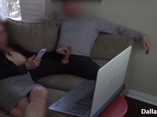 My HOT STEPMOM Working From Home Tries to Ignore Me!