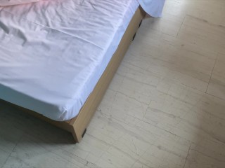 Stranger Sneaks in My Hotel Room to Fuck Me - Give Him a Handjob and Cums On My Tits