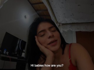 FIRST ANAL PORN SCENE!!! Abby Montano is very horny and asks her friend to penetrate her ass