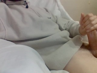 FighterFendy High School Boy in White Sweater Masturbates and cums