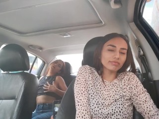 my boyfriend records us with my friend using lovense in his car