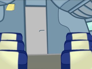 Total Drama Harem - Part 12 - Hot Blonde Babe And Blowjob On The Plane By LoveSkySan