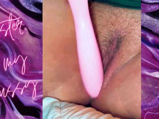 Masturbating to pink vibrator (oops I forgot to charge it. its a dildo now)