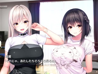 【エロゲー Role player:とろろ姉妹の粘膜ポトレ(体験版)動画4】 バストサイズ測定中にさなちゃんが爆乳を揉ませてくれて…