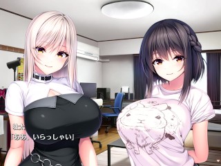 【エロゲー Role player:とろろ姉妹の粘膜ポトレ(体験版)動画4】 バストサイズ測定中にさなちゃんが爆乳を揉ませてくれて…