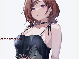 Hentai JOI - Madoka Higuchi gives you 3 minutes to cum (FEMDOM, POST ORGASM T.)