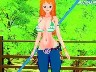 Luffy Can't Resist to Fuck Sexy Girls from One Piece During Vacations - Anime Hentai 3d Compilation