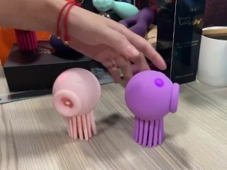 Tracy's Dog Sex Toy, Cute Octopus are DANCING Together!! HAHAHA