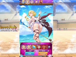 Queen's Blade Limit Break Ocean Princess Philia Fanservice Appreciation