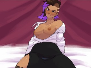 Academy 34 Overwatch - Part 52 Anal With Sombra By HentaiSexScenes