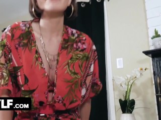 Mylf - Busty Milf Krissy Lynn Caught You Jerking Off And Makes You Cum On Her POV Full Video