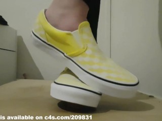 VANS Slip-on Cock Crush and Cum