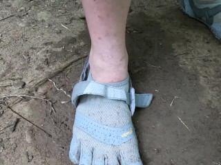 Vibram Fivefingers Coated in Cum