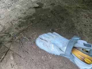 Vibram Fivefingers Coated in Cum