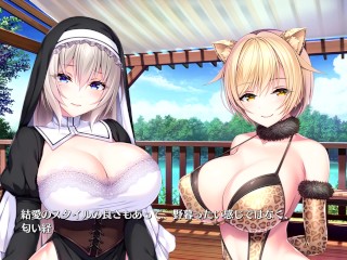 【エロゲー Role player:とろろ姉妹の粘膜ポトレ(体験版)動画6】コスプレ一挙お披露目！着物,女剣士,獣人,シスター,怪盗,エルフ,吸血鬼お嬢様(爆乳レイヤー 抜きゲー ぐりぐちゃLIVE!