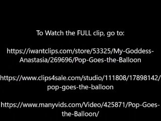 Pop Goes the Balloon Promo