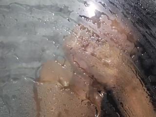 Giving piss juice to my slave in the bath 09/22/22